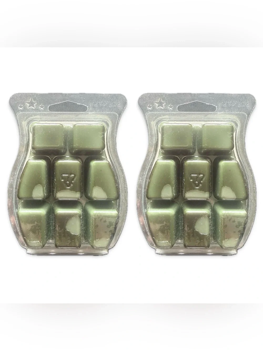 Lot of 2 Pretty in Plaid Scentsy Wax Bars 3.2 fl oz Retired NEW